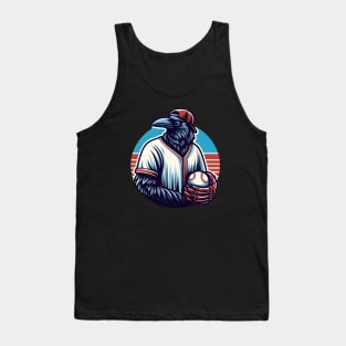 crows play baseball Tank Top